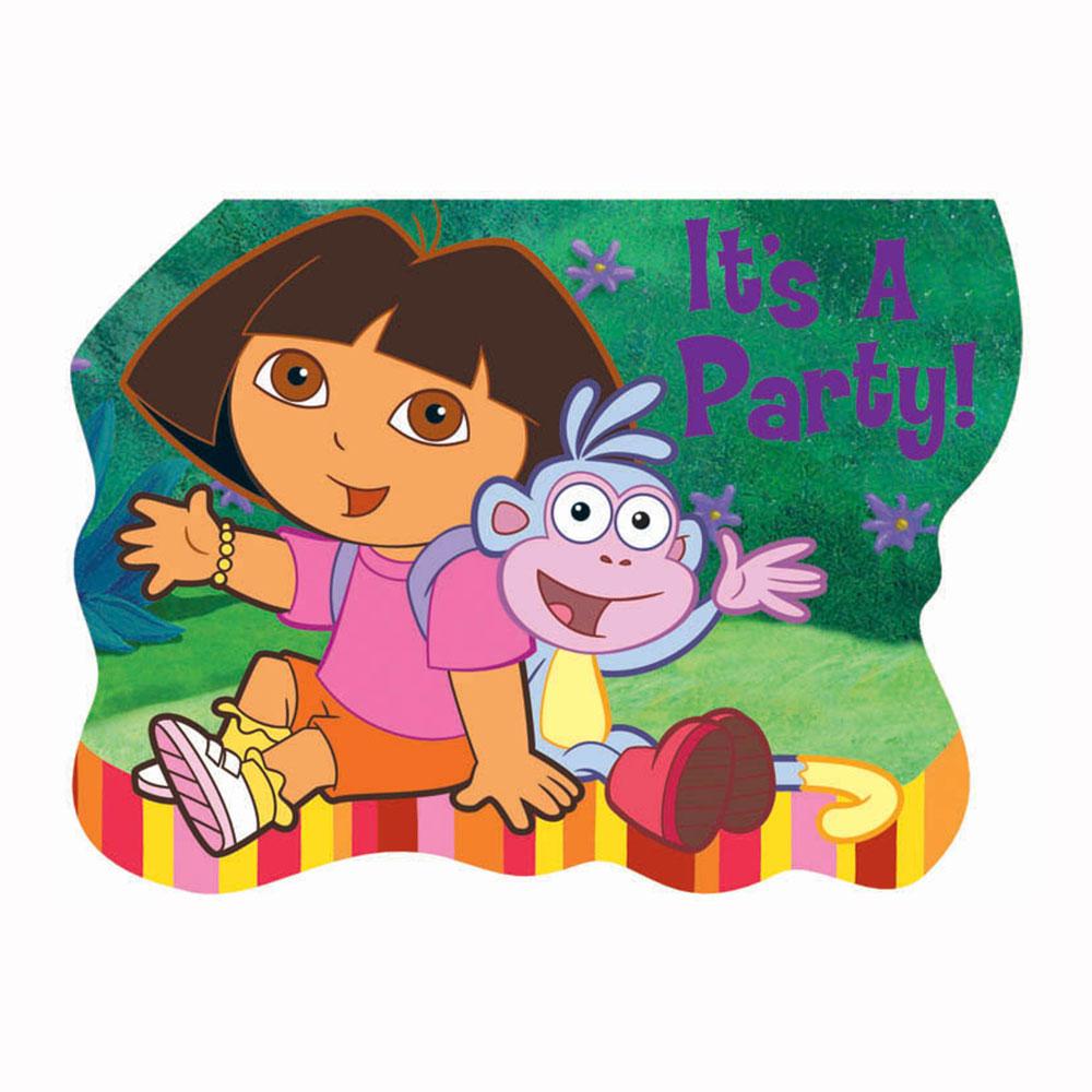 Dora & Friends Invitation Cards 8pcs Party Accessories - Party Centre - Party Centre