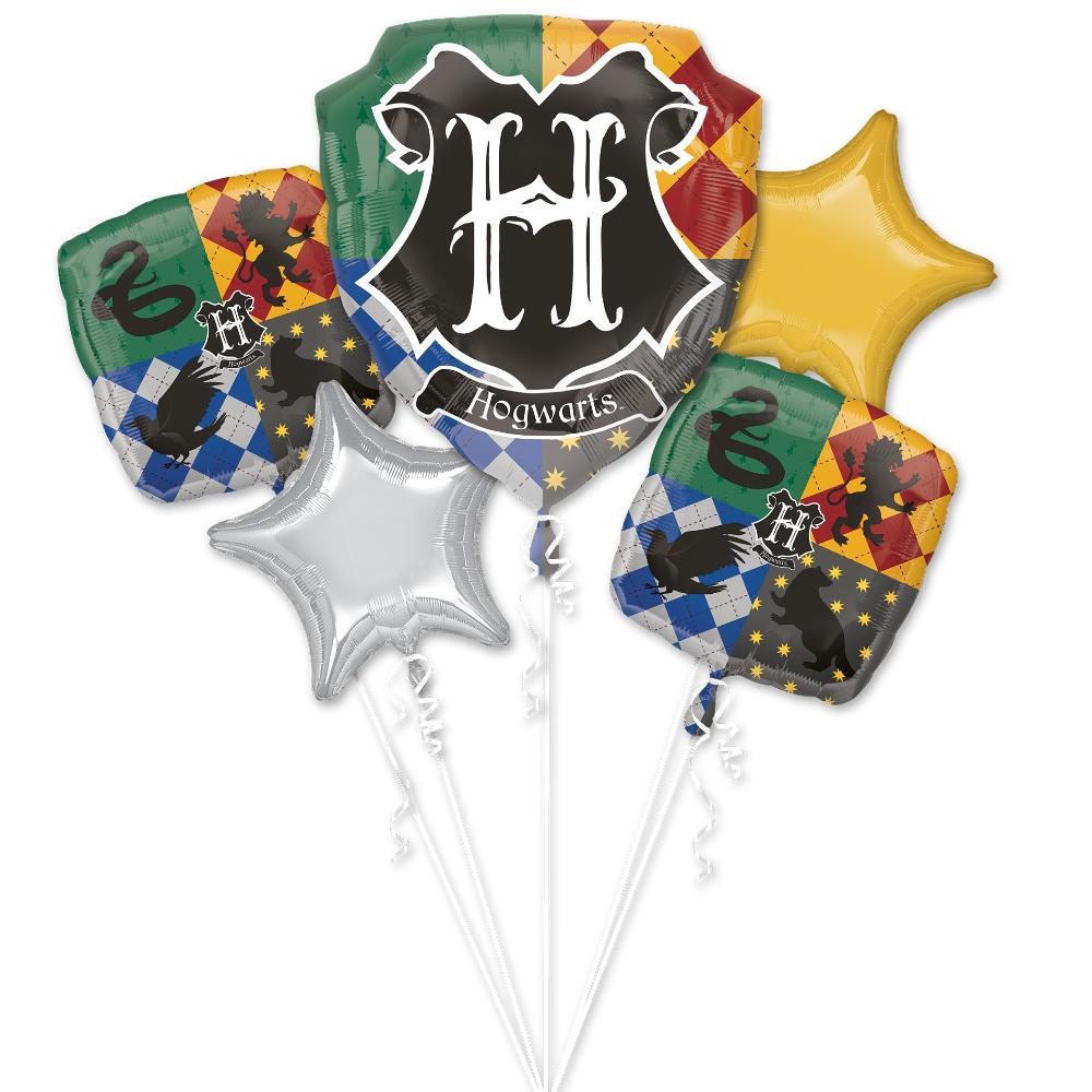 Harry Potter Balloon Bouquet 5pcs Balloons & Streamers - Party Centre - Party Centre