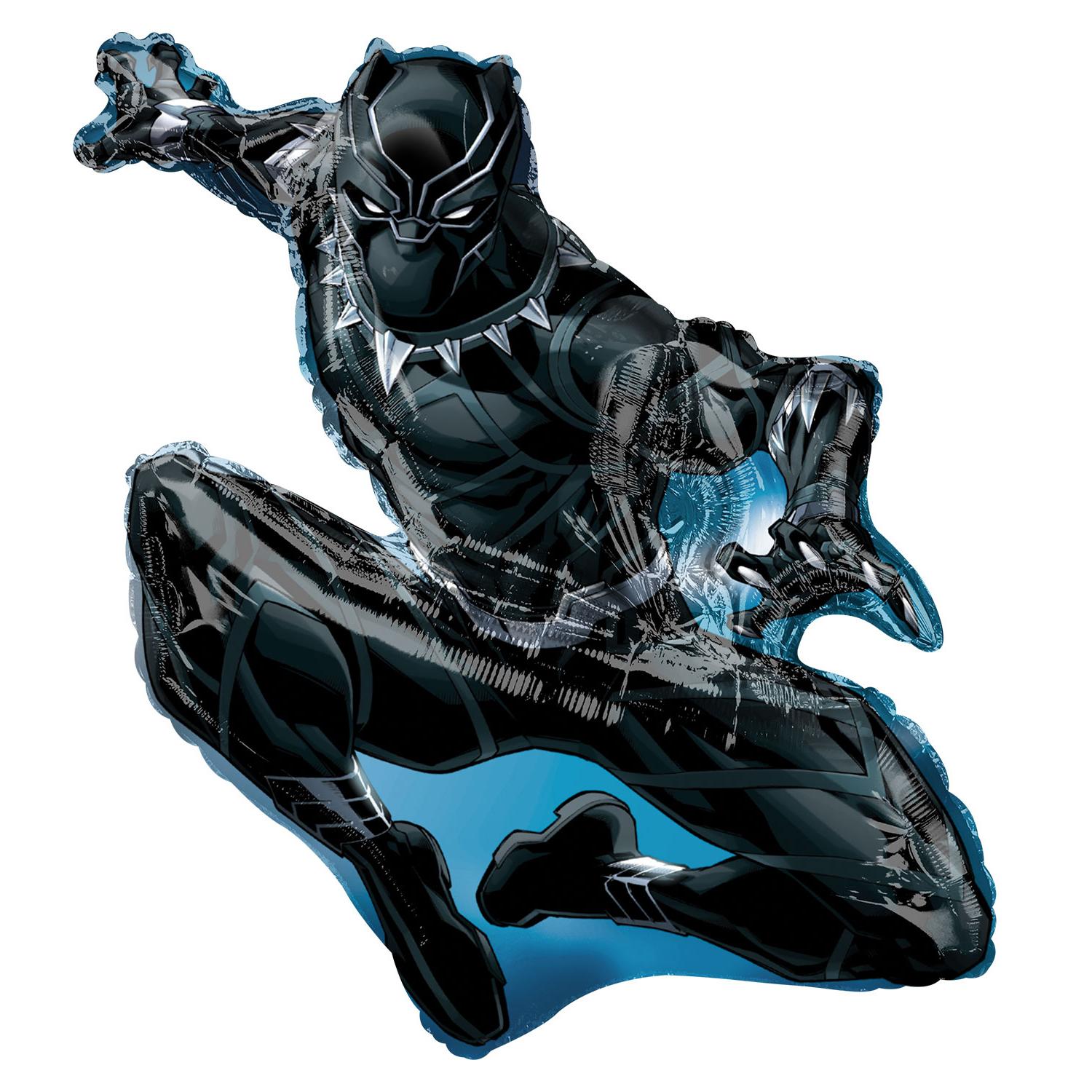 Black Panther SuperShape Foil Balloon 81cm Balloons & Streamers - Party Centre - Party Centre