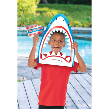 Shark Head Photo Prop Foil Board Party Accessories - Party Centre - Party Centre