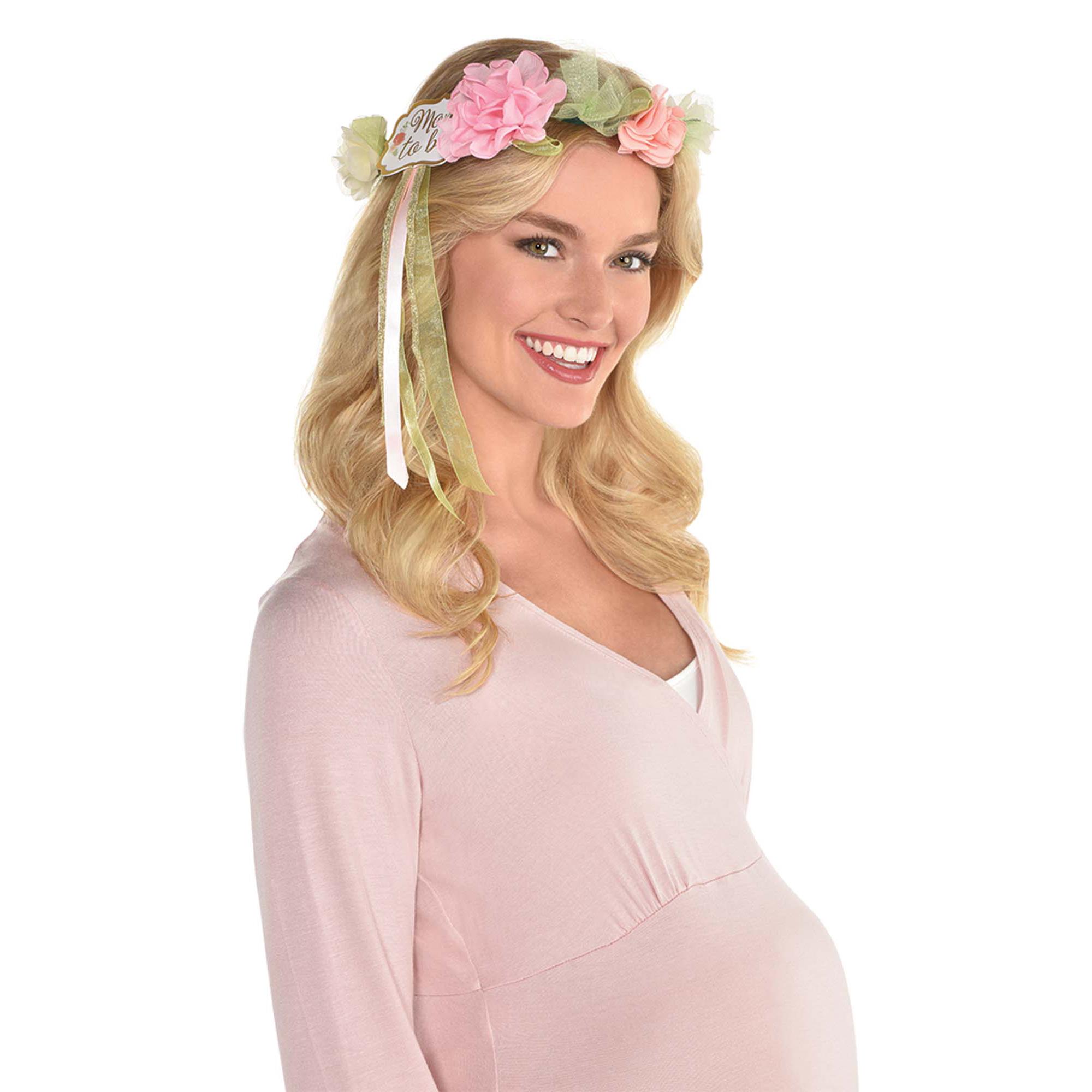 Floral Baby Mom To Be Head Garland Costumes & Apparel - Party Centre - Party Centre