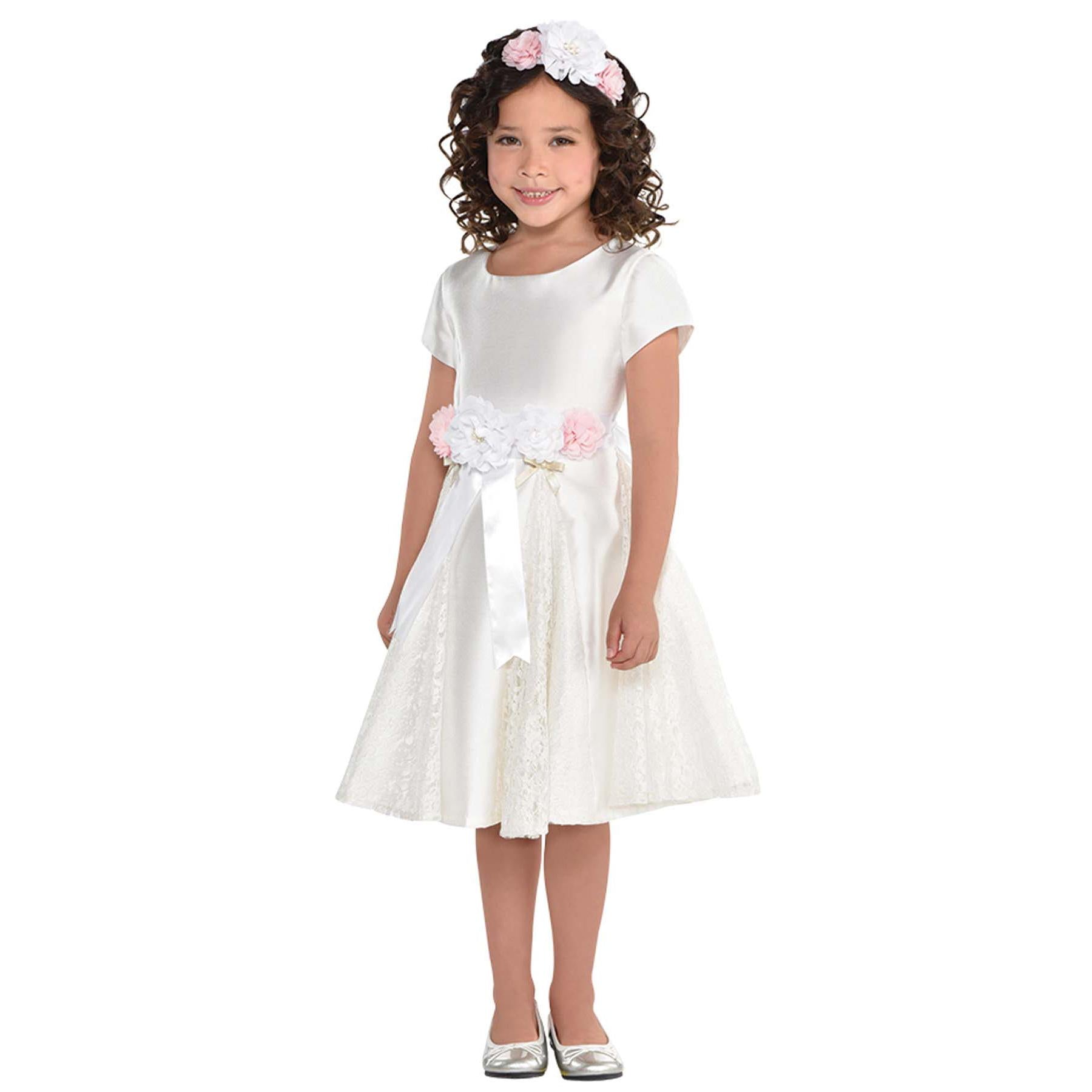 Flower Girl Sash & Headband Kit Costumes & Apparel - Party Centre - Party Centre