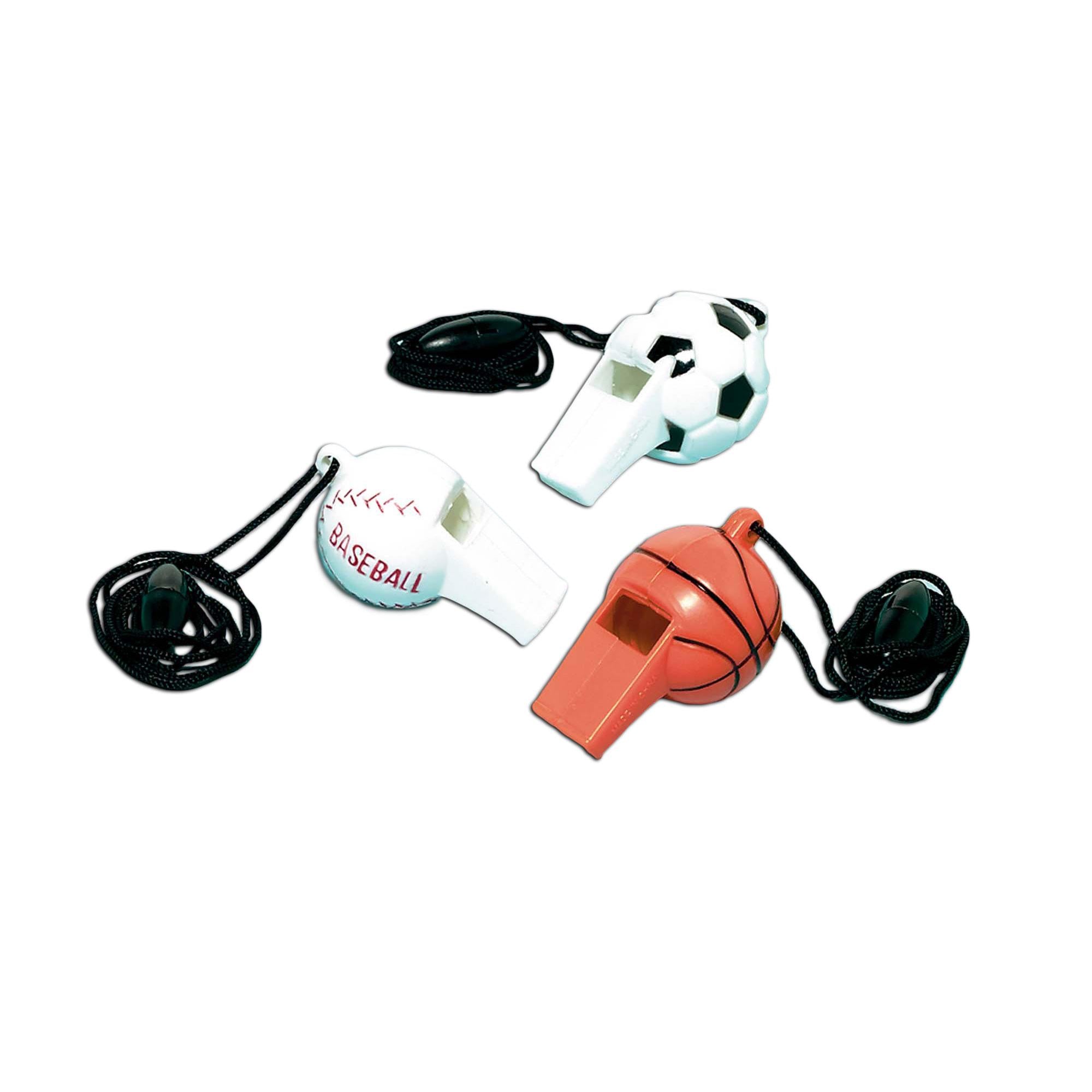 Sports Ball  Assorted Whistle Favors 12pcs Party Favors - Party Centre - Party Centre