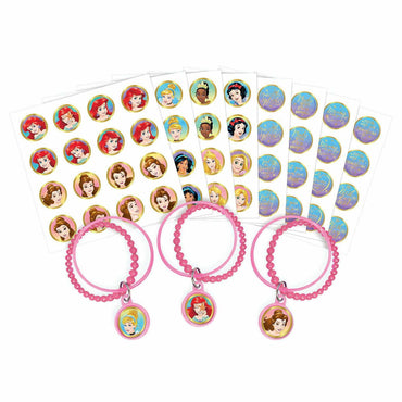 Disney Princess Once Upon A Time Bracelet Kit Favors 8pcs Party Favors - Party Centre - Party Centre