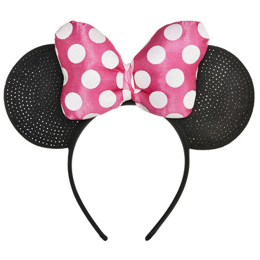 Minnie Mouse Forever Fabric Deluxe Headband Costumes & Apparel - Party Centre - Party Centre