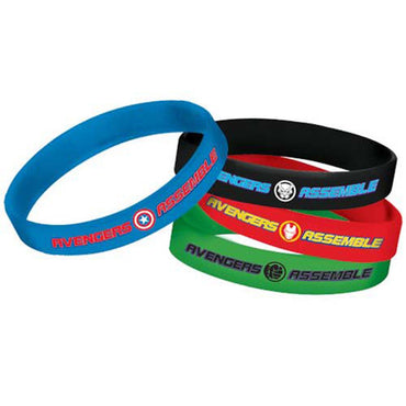 Avengers Powers Unite Rubber Bracelet Value Pack 4pcs Party Favors - Party Centre - Party Centre