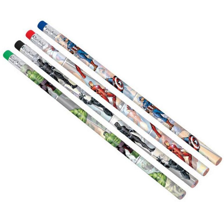 Avengers Powers Unite Pencils Favors 8pcs Party Favors - Party Centre