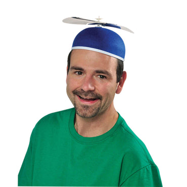 Blue Beanie Propellor Hat Costumes & Apparel - Party Centre - Party Centre