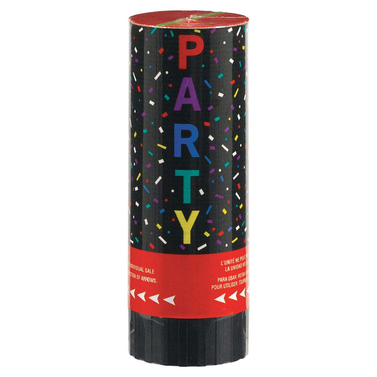 New Year Multi Color Confetti Party Poppers Foil Party Accessories - Party Centre