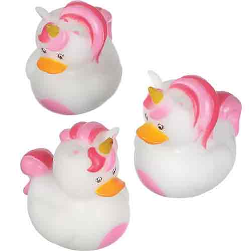 Unicorn Rubber Duck Favors Hicount 16pcs