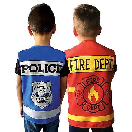 First Responders Assorted Vests 4pcs - Party Centre