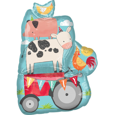 Barnyard Birthday SuperShape Balloon 63x83cm Balloons & Streamers - Party Centre - Party Centre