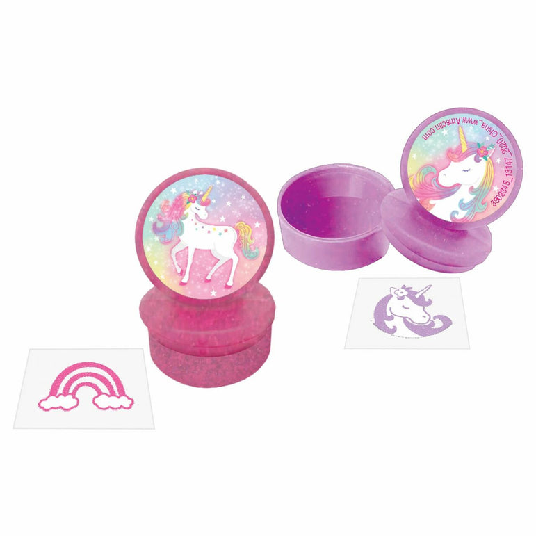 Enchanted Unicorn Stamper Set Favors 1.25in,8pcs