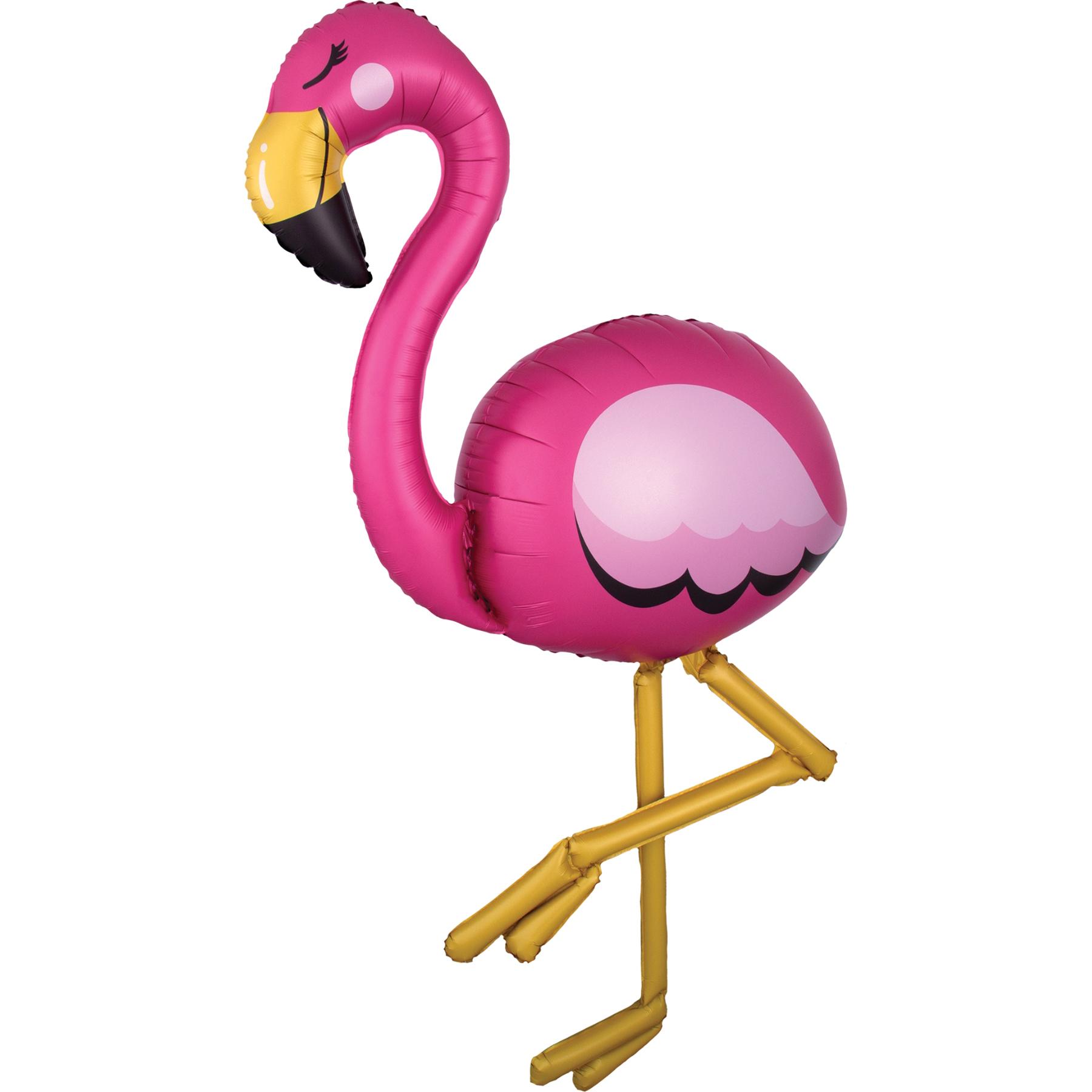 Flamingo AirWalker Foil Balloon 86x172cm Balloons & Streamers - Party Centre - Party Centre