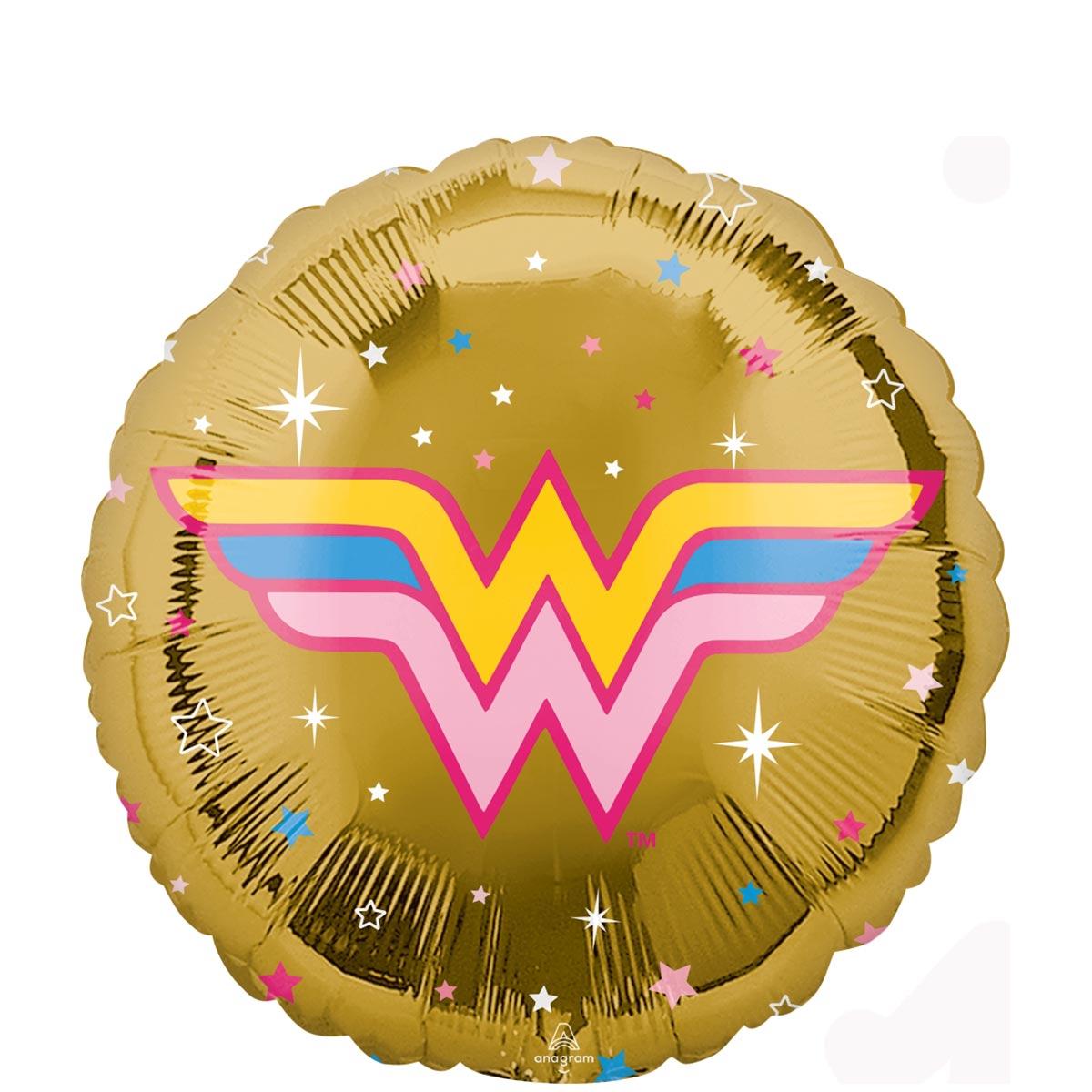 Wonder Woman Foil Balloon 45cm Balloons & Streamers - Party Centre - Party Centre