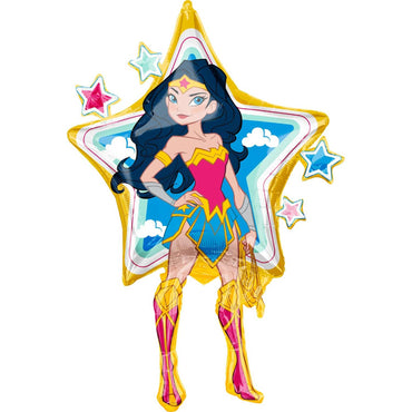 Wonder Woman SuperShape Balloon 68x96cm Balloons & Streamers - Party Centre - Party Centre