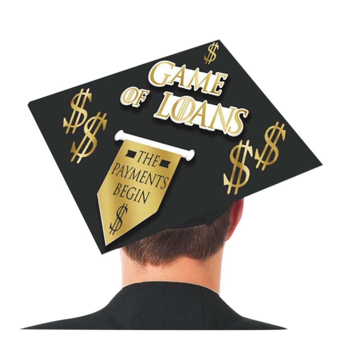 Game Of Loans Grad Cap Decorating Kit 1pc Costumes & Apparel - Party Centre - Party Centre