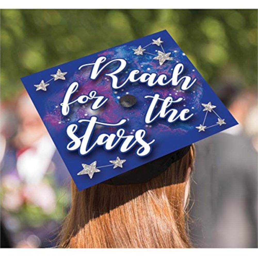 Reach For The Stars Grad Cap Decorating Kit 1pc Costumes & Apparel - Party Centre - Party Centre