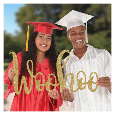 WOOHOO Glitter Paper Photo Prop Party Accessories - Party Centre - Party Centre