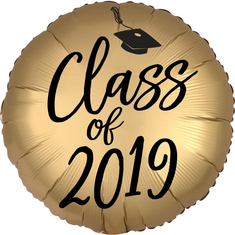 Class of 2019 Infused Satin Foil Balloon 45cm Balloons & Streamers - Party Centre - Party Centre
