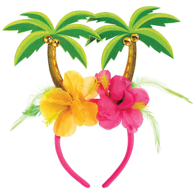 Palm Tree Head Bopper Costumes & Apparel - Party Centre