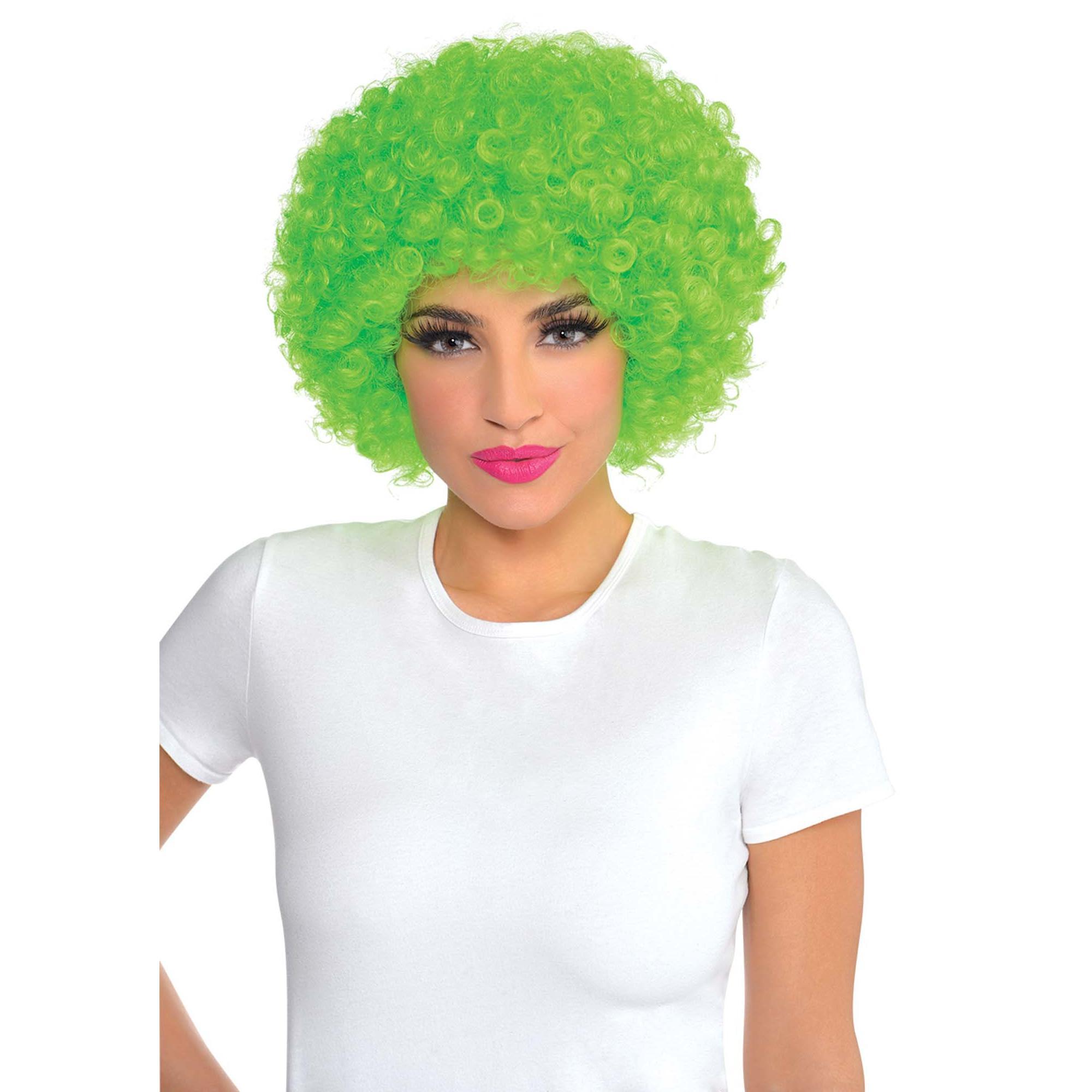 Neon Curly Wig - Party Centre