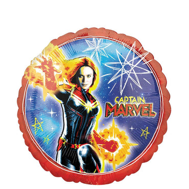 Captain Marvel Foil Balloon 45cm Balloons & Streamers - Party Centre - Party Centre