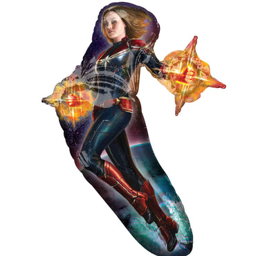 Captain Marvel SuperShape Balloon 68x93cm Balloons & Streamers - Party Centre - Party Centre