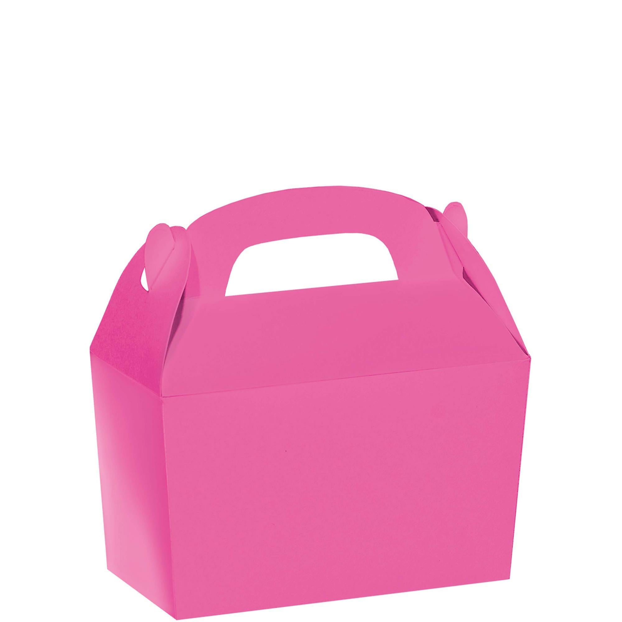Bright Pink Gable Box Favours - Party Centre - Party Centre