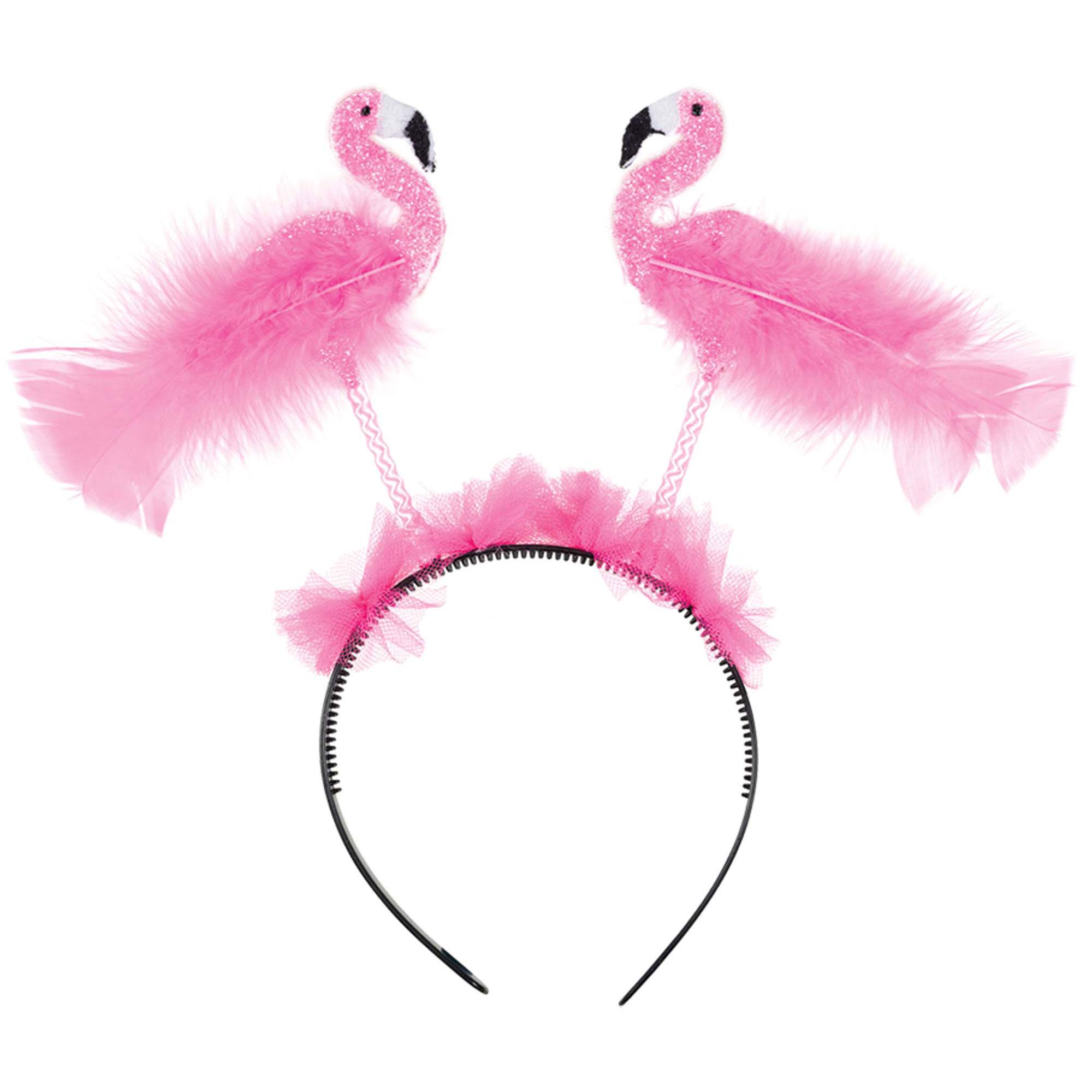 Flamingo Glitter Head Bopper Costumes & Apparel - Party Centre - Party Centre