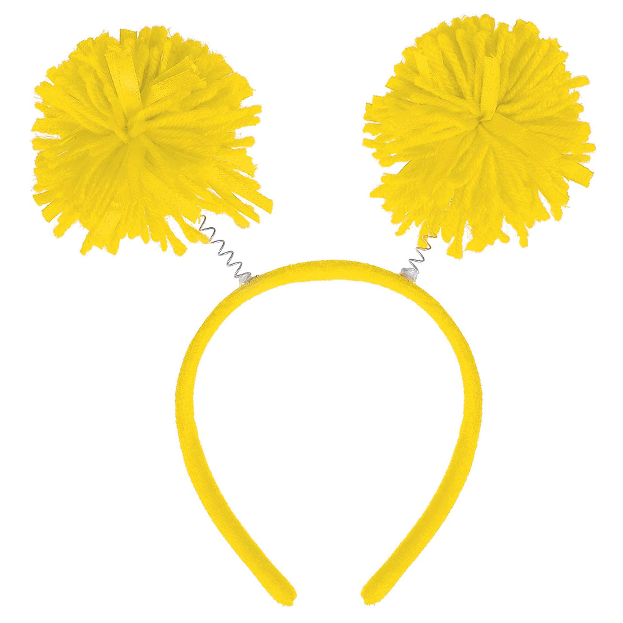 Yellow Pom Pom Headbopper Costumes & Apparel - Party Centre - Party Centre