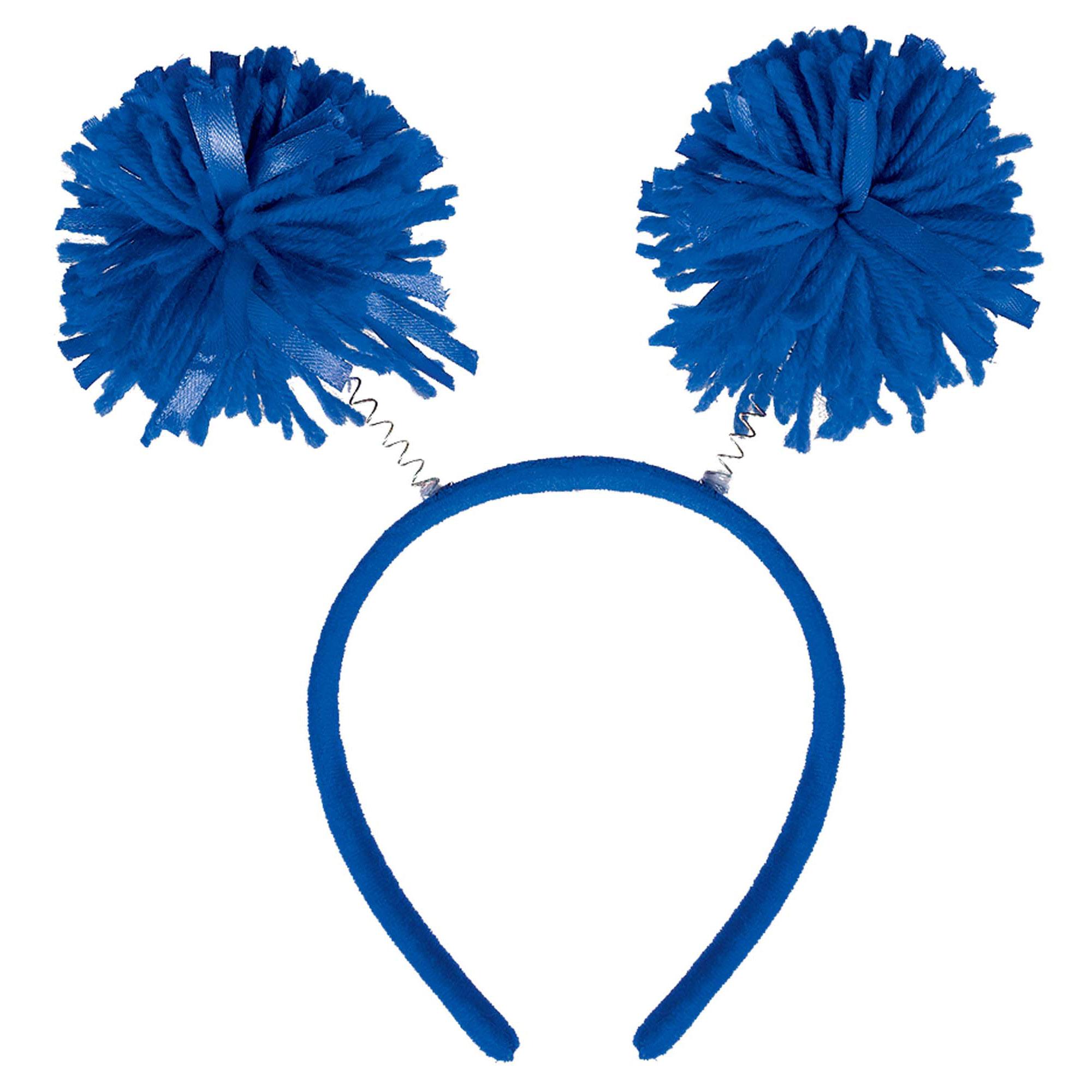 Blue Pom Pom Headbopper Costumes & Apparel - Party Centre - Party Centre