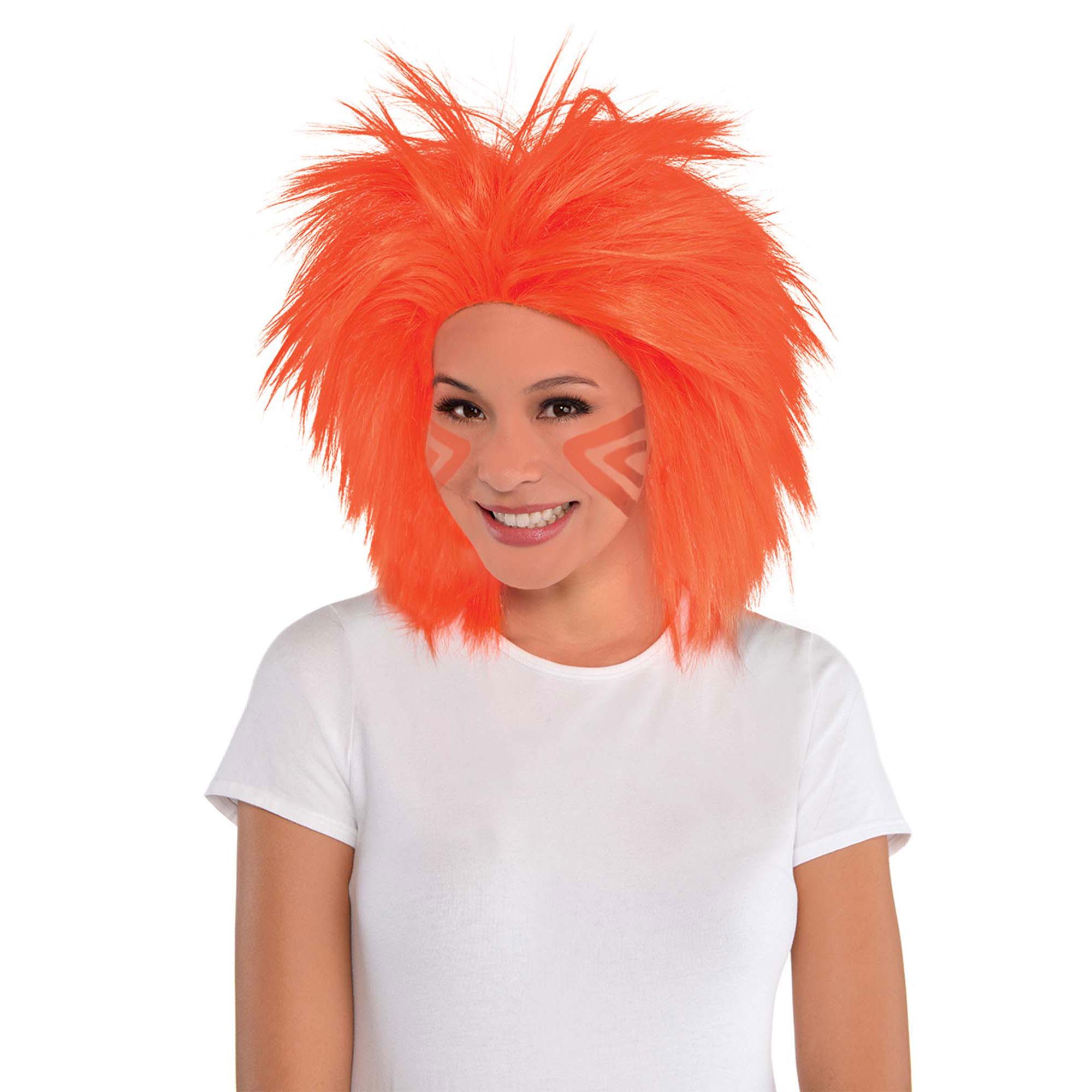 Orange Crazy Wig Costumes & Apparel - Party Centre - Party Centre
