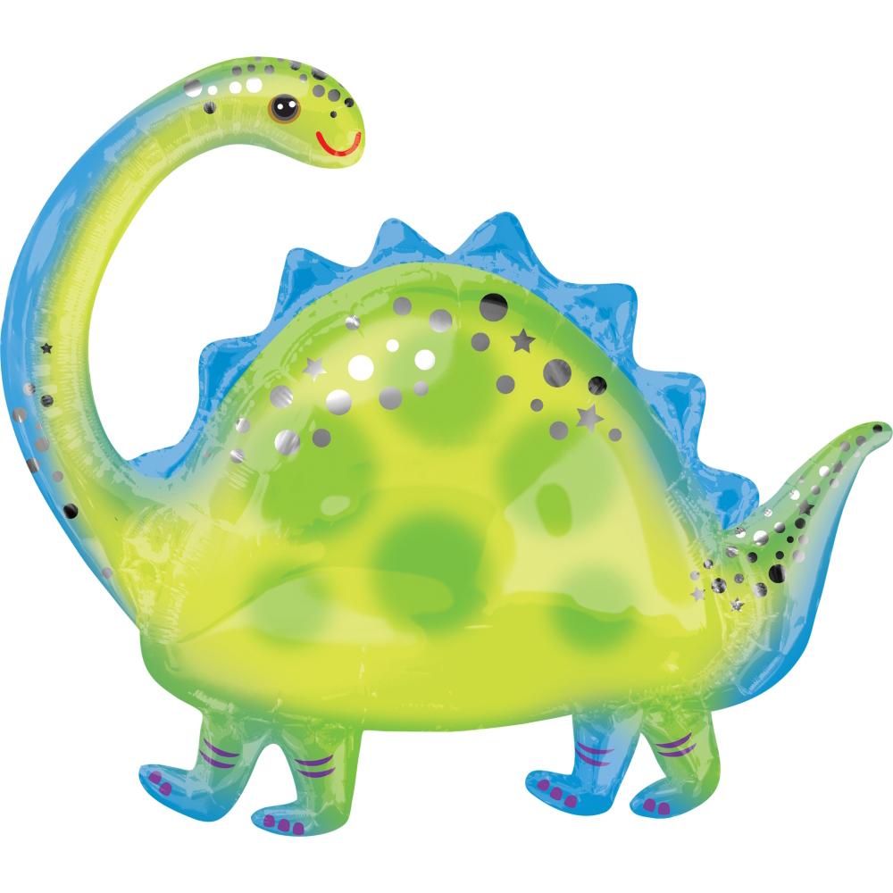 Brontosaurus SuperShape Foil Balloon 81x68cm Balloons & Streamers - Party Centre - Party Centre