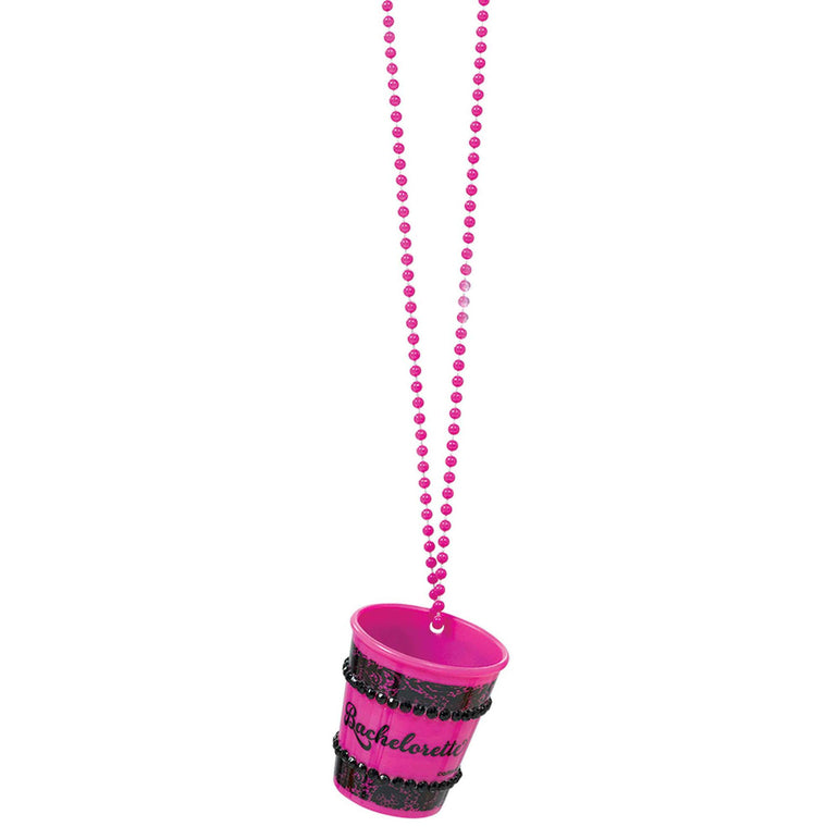 Sassy Bride Shot Glass Necklace Costumes & Apparel - Party Centre
