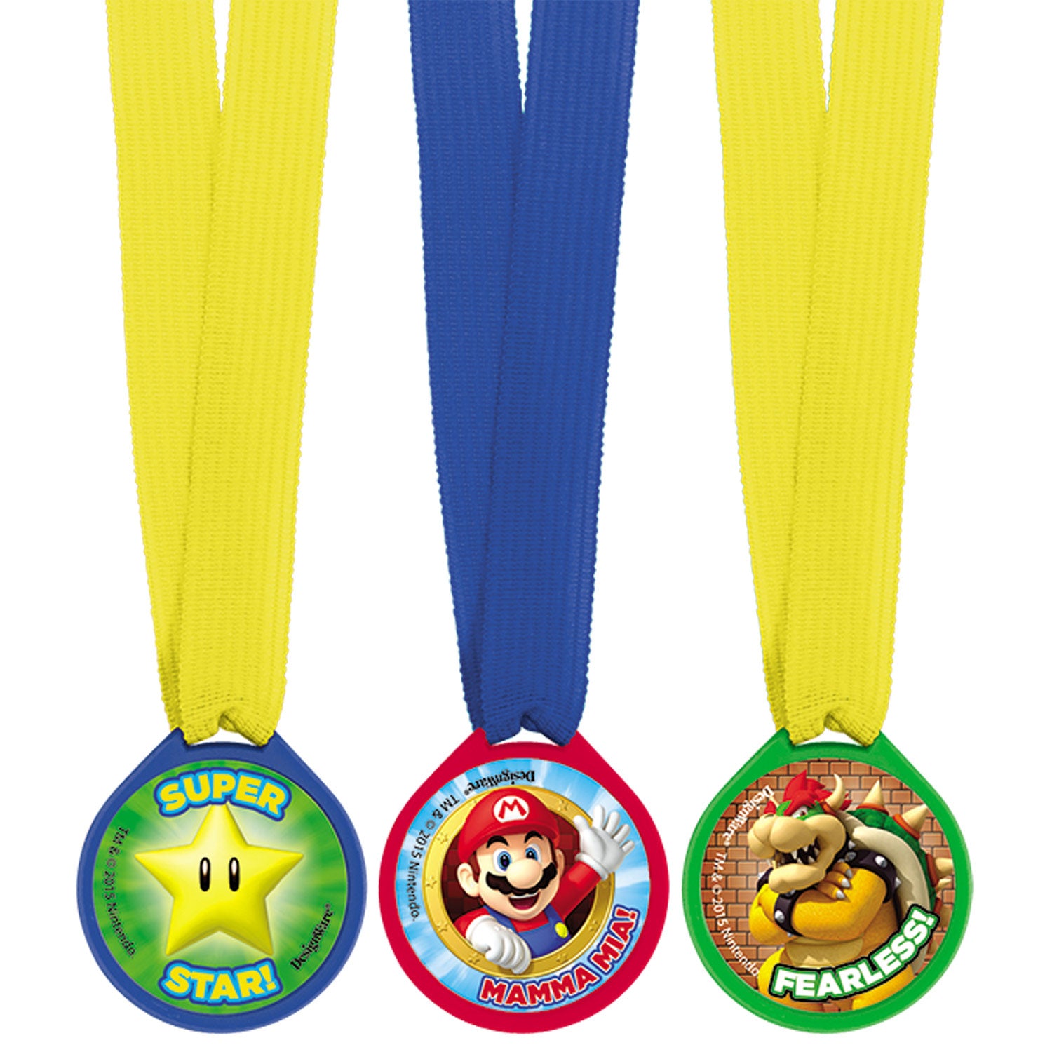 Super Mario Award Medals 12pcs - Party Centre