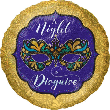 Night in Disguise Foil Balloon 45cm Balloons & Streamers - Party Centre - Party Centre