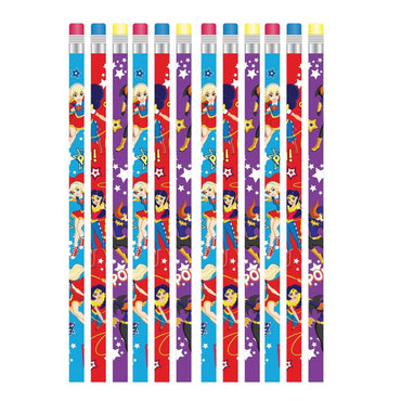 DC Superhero Girls Pencils 12pcs Party Favors - Party Centre - Party Centre