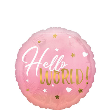 Pink Baby Girl Foil Balloon 45cm Balloons & Streamers - Party Centre - Party Centre