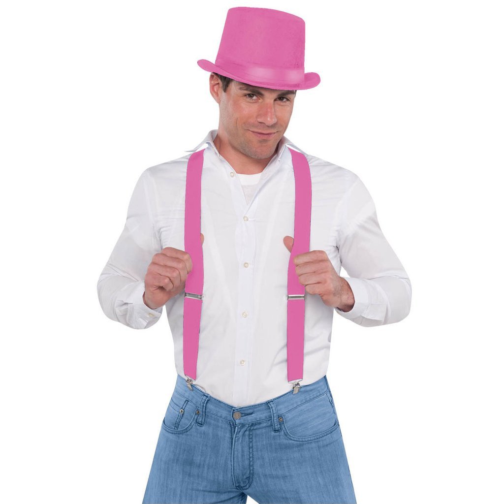 Suspenders - Pink Costumes & Apparel - Party Centre - Party Centre