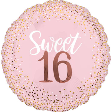 Sixteen Blush Jumbo Foil Balloon 71cm Balloons & Streamers - Party Centre - Party Centre