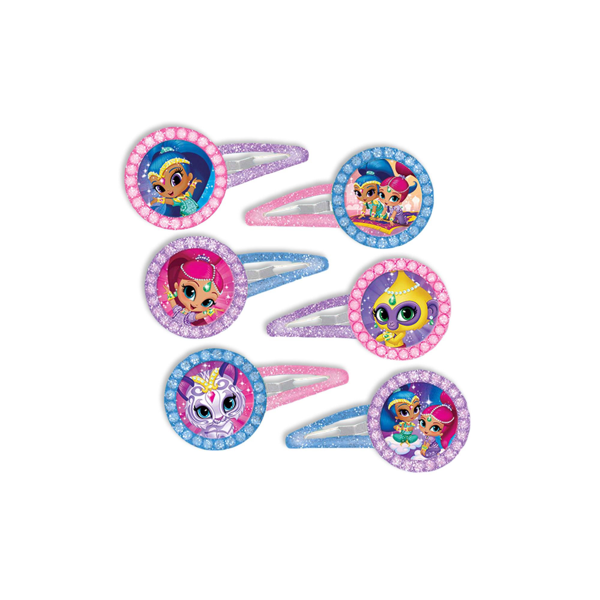 Shimmer and Shine Glitter Hair Clip 12pcs Costumes & Apparel - Party Centre - Party Centre
