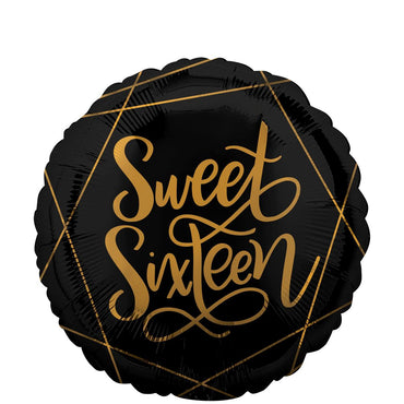 Elegant Sixteen Foil Balloon 45cm Balloons & Streamers - Party Centre - Party Centre