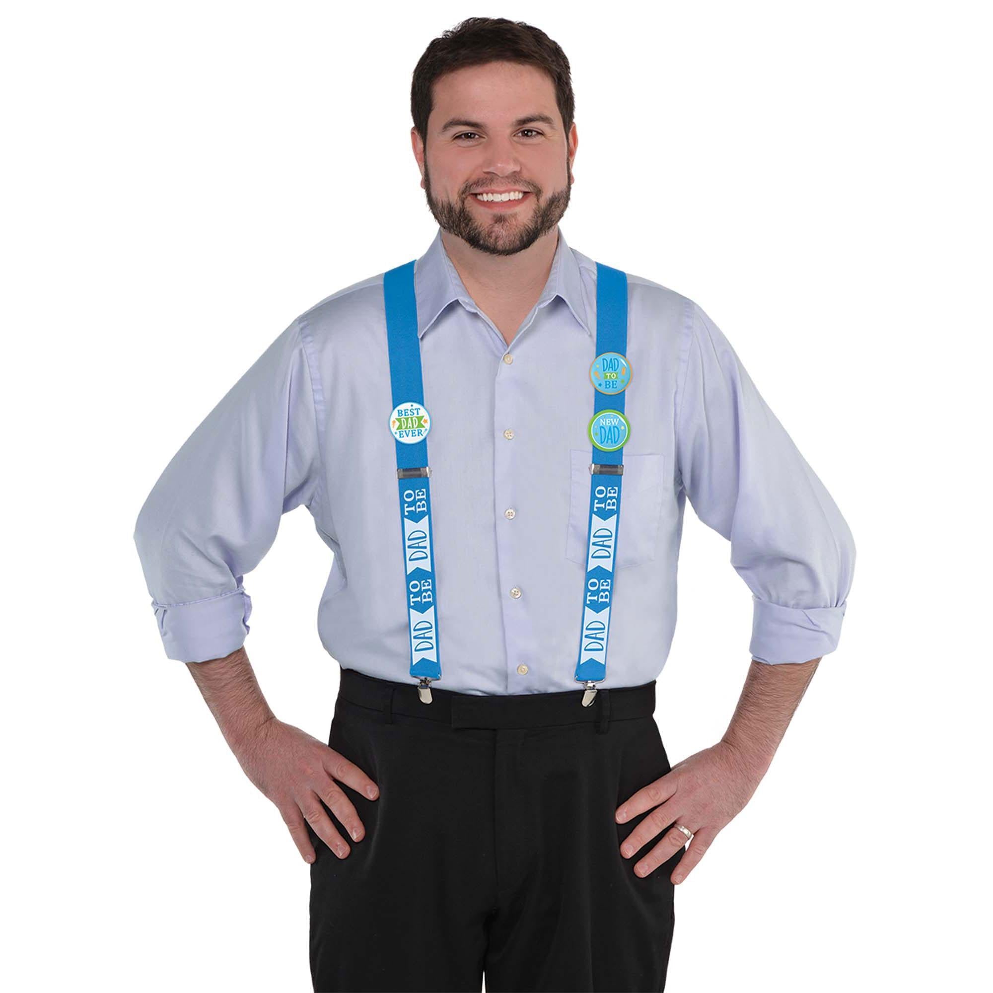 New Dad Suspenders - One Size Costumes & Apparel - Party Centre - Party Centre