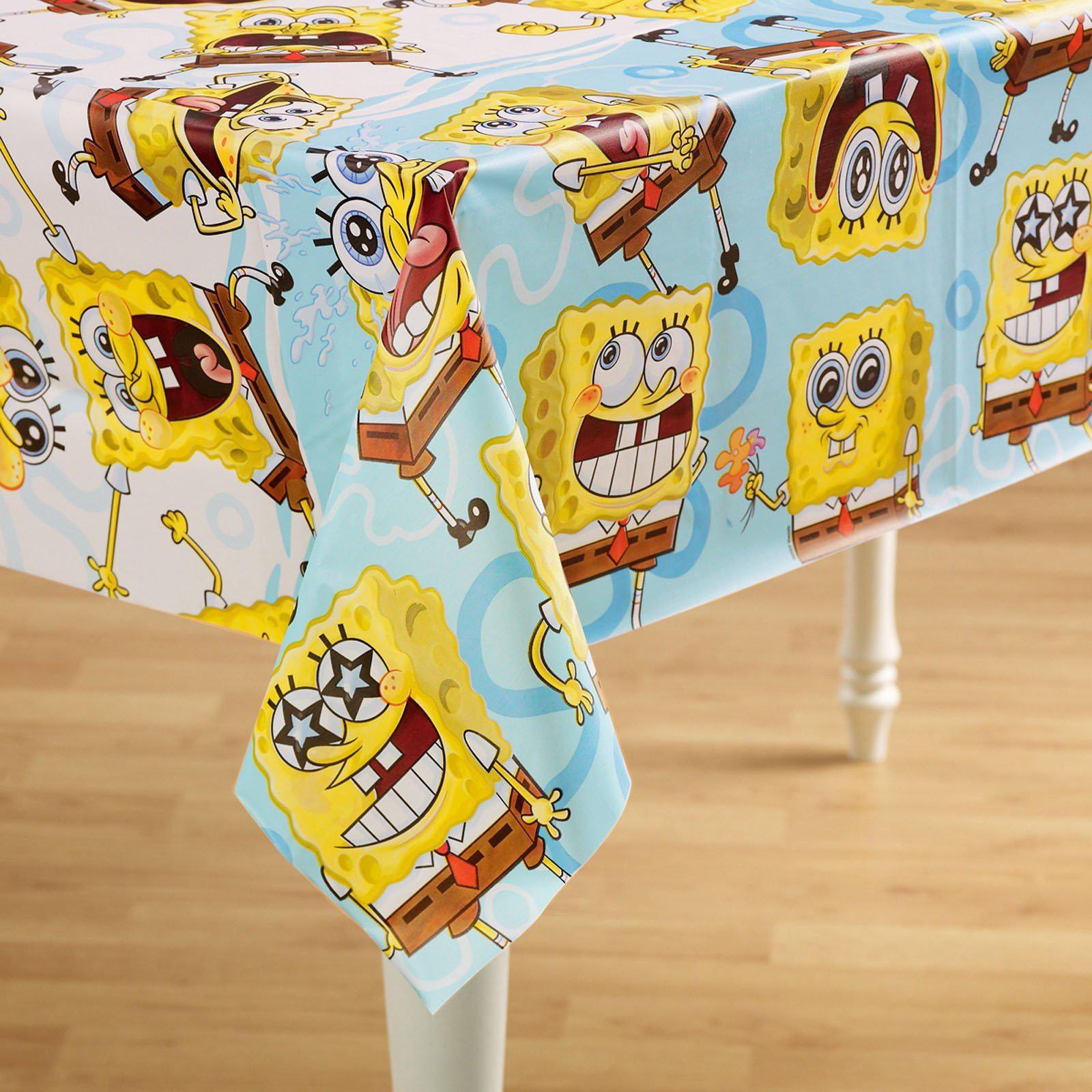 SpongeBob Classic Tablecover 54 x 102in Printed Tableware - Party Centre - Party Centre