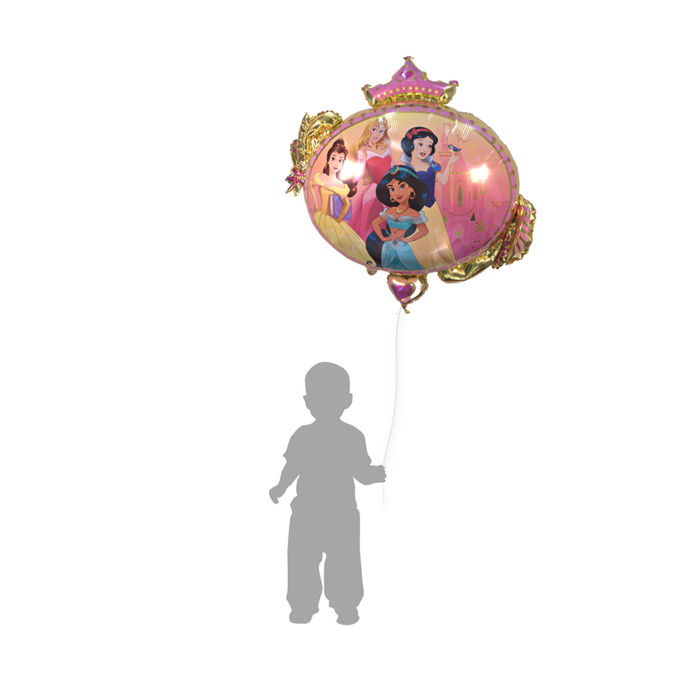 بالون مجسم كبير بتصميم مجموعة ديزني برينسيس ونس ابون أ تايم مقاس 86×81 سم 
