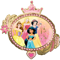 Princess Once Upon A Time SuperShape 86x81cm Balloons & Streamers - Party Centre