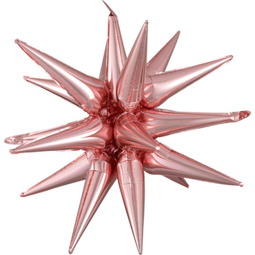 Rose Gold Magic Star Multi-Balloon 76x88cm Balloons & Streamers - Party Centre - Party Centre