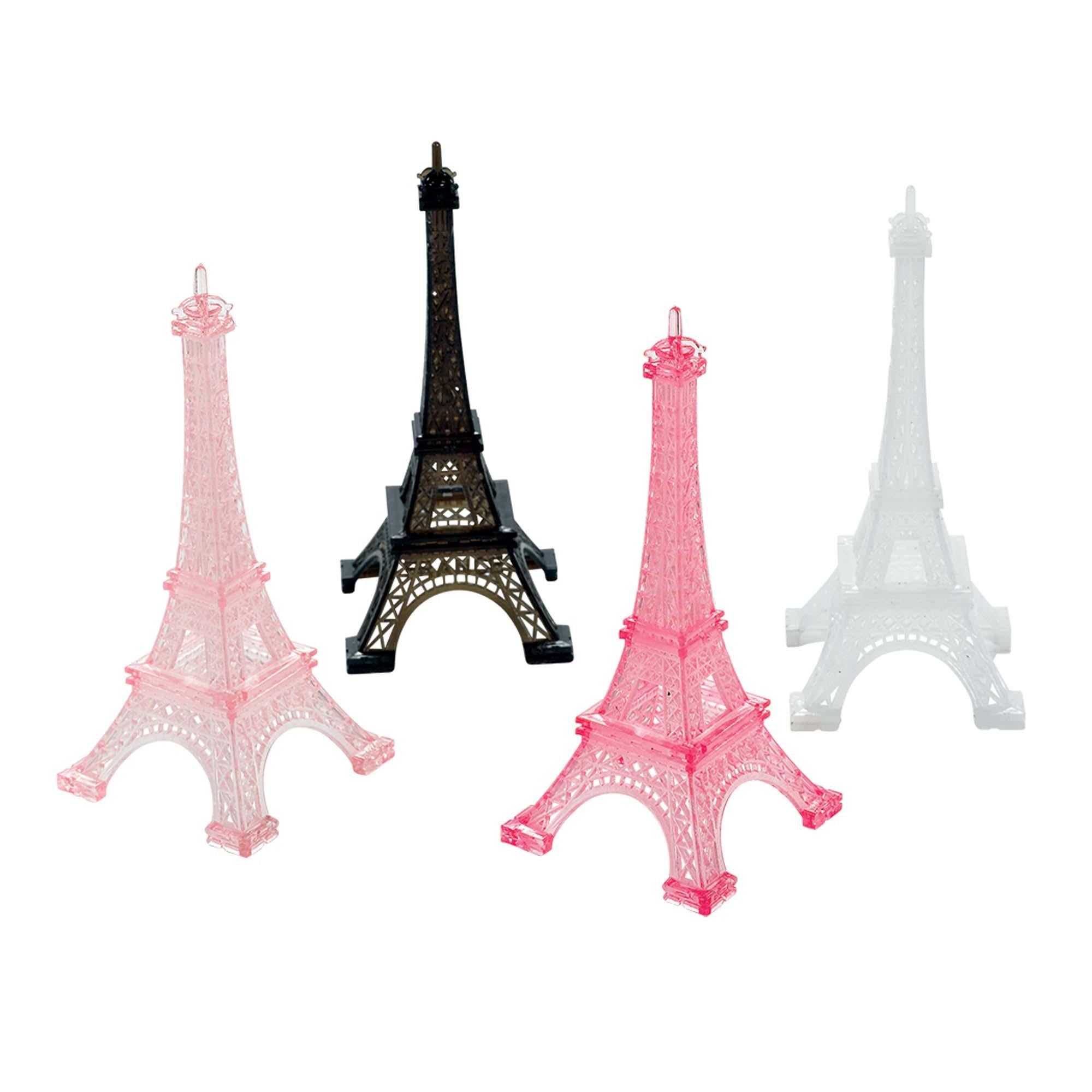 A Day In Paris Plastic Eiffel Tower Favors 4pcs Party Favors - Party Centre - Party Centre