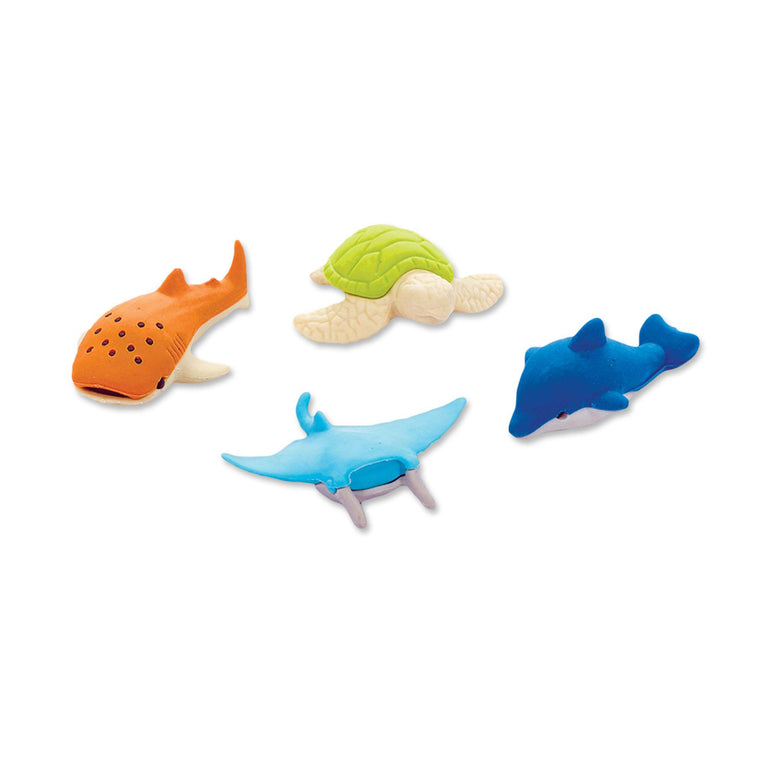 Sea Animals Eraser Favors 12pcs Party Favors - Party Centre